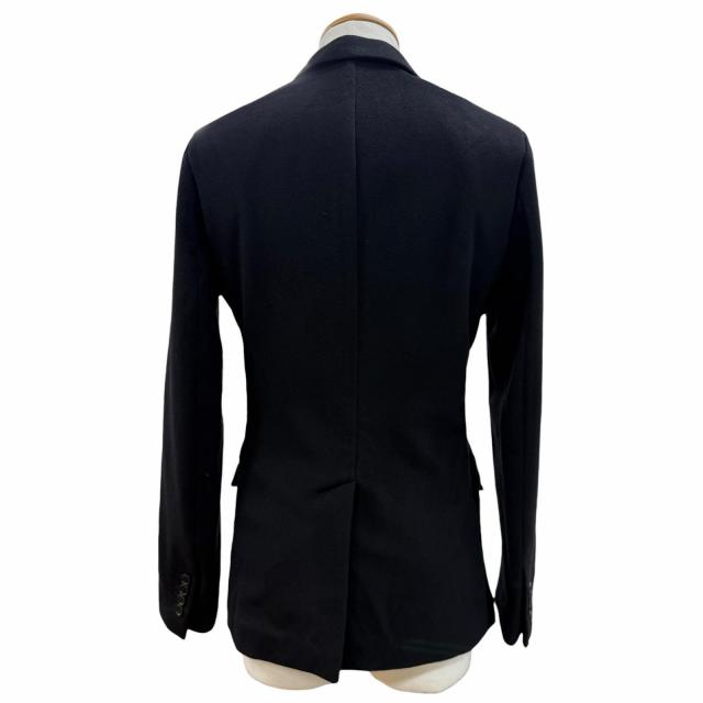 極美品▼DIOR ディオール オム 933C224A3225 カシミヤ100% ロゴ入りボタン シングルジャケット テーラード ブラック 46 正規品 メンズ_3