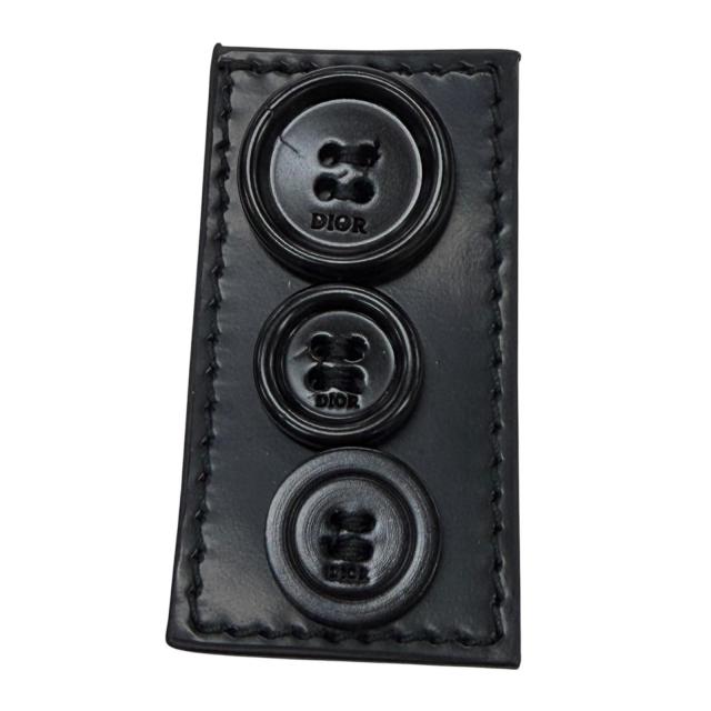 極美品▼DIOR ディオール オム 933C224A3225 カシミヤ100% ロゴ入りボタン シングルジャケット テーラード ブラック 46 正規品 メンズ_9