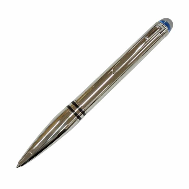 美品◇MONTBLANC モンブラン スターウォーカー メタル ブルードーム 新型 ツイスト式 ボールペン シルバー ドイツ製 メンズ 筆記確認済み 51,975円