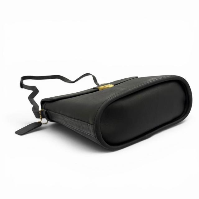 未使用品★COACH コーチ ヴィンテージ JACKSON BUCKET オールド コーチ グローブレザー バケツ型 ショルダーバッグ ブラック USA製_2