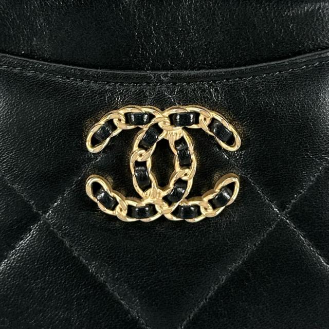 極美品△CHANEL シャネル ラムスキン Leather コインパース ミニ