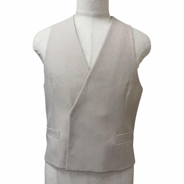 未使用品□GUCCI グッチ 24SS 780824 ホースビット 総柄 ジレ ベスト ベージュ 48 イタリア製 正規品 メンズ オススメ◎ 27,027円
