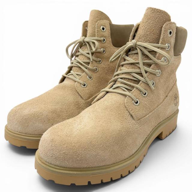 極美品□Timberland nonnative ティンバーランド ノンネイティブ 6 IN LACE WATERPROOF BOOT スウェードレザー アンクルブーツ ベージュ