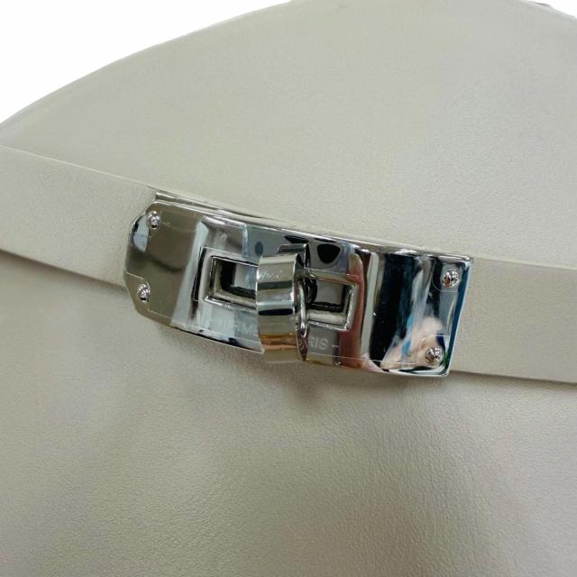 未当てはめる品☆HERMES エルメス フォースティン しろがね色金具 ケリーバックル なめし革 ロングブーツ ともし火ベージュ系 37 イタリア製 保護すること袋付