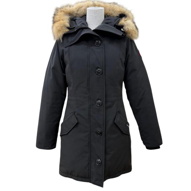 良品☆CANADA GOOSE カナダグース 2580LA ROSSCLAIR PARK ロスクレアパーカ ファー・フード付 ダウンコート 黒 フュージョンS 国内正規品 35,393円