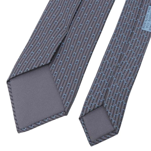 極美品▲HERMES エルメス シルク100% 馬具モチーフ 総柄 ネクタイ グレー ブルー フランス製 メンズ 箱付き ビジネスオススメ◎ 極美品▲HERMES エルメス シルク100% 馬具モチーフ 総柄 ネクタイ グレー ブルー フランス製 メンズ 箱付き ビジネスオススメ◎