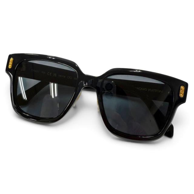 美品▼LOUIS VUITTON ルイヴィトン 2025年製 Z2063U LVコンフィデンススクエア アンサンブル サングラス ブラック 54□18 150 デモレンズ 42,471円