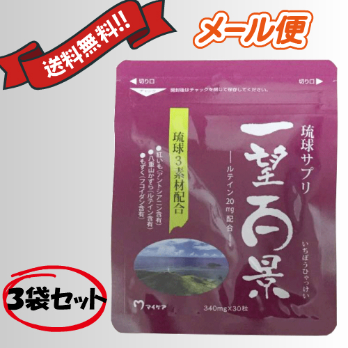 マイケア 琉球サプリ 一望百景 30粒 ３袋セットの通販は 6,216円