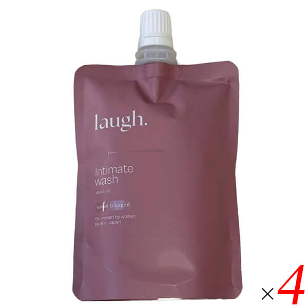 laugh. インティメイトウォッシュ 詰め替え スイートブーケ 100ml 4個セット 弱酸性 泡 ボディソープ 10,434円