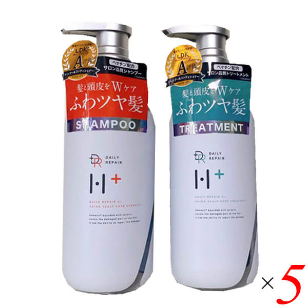 DRH+ エイジング スカルプケア シャンプー ＆トリートメント セット 5個セット リンス 詰め替え 頭皮 送料無料
