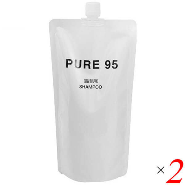 【ポイント最大+11%！】6周年！シャンプー 詰め替え 美容室 PURE95シャンプー 詰替 700ml 2袋セット