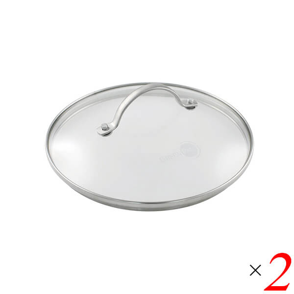 フライパン 蓋 ガラス グリーンパン ガラス蓋24cm 2個セット ゼンケン 送料無料の通販は
