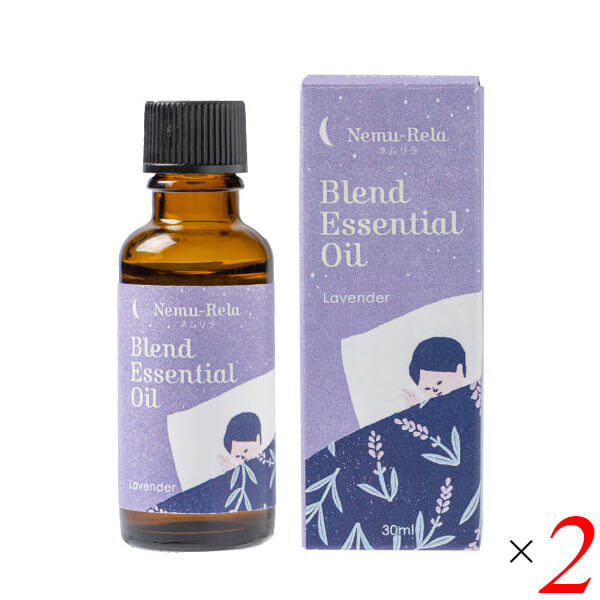 生活の木 ネムリラ ブレンド精油 ラベンダー30mL 2本セット アロマオイル エッセンシャルオイル カモマイルの通販は 6,321円