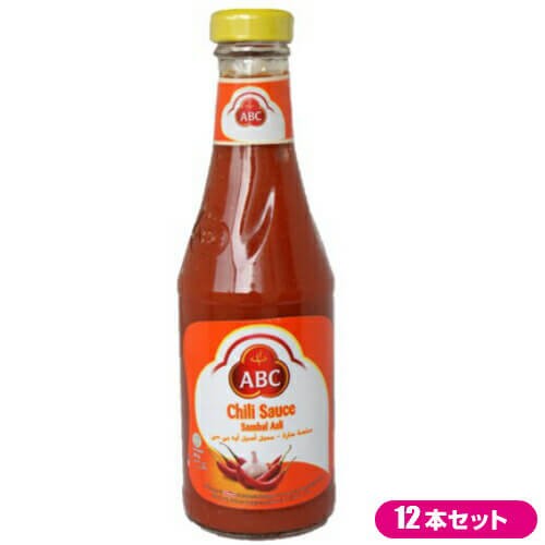 【1/23(木)限定！ポイント8~10%還元！】チリソース インドネシア サンバル ABC サンバルアスリ チリソース 335ml 12本セット