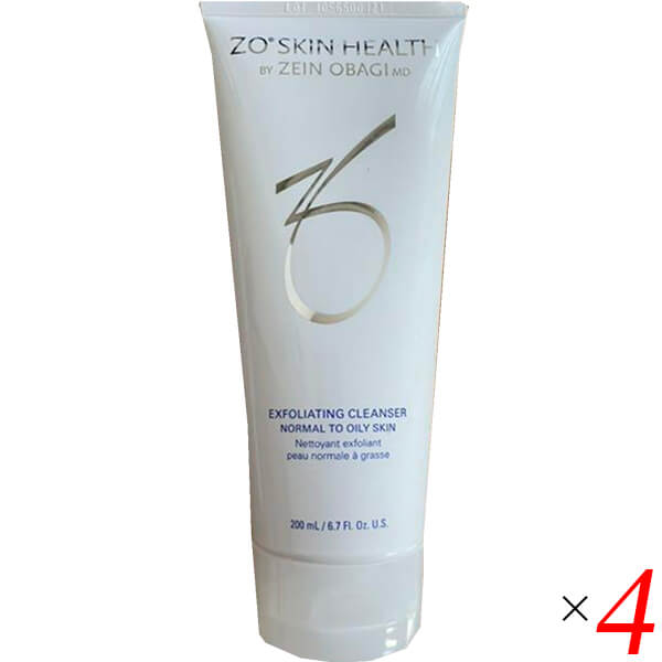 ゼオスキン エクスフォリエーティングクレンザー 200ml 4本セット 洗顔 スクラブ ボディ 送料無料