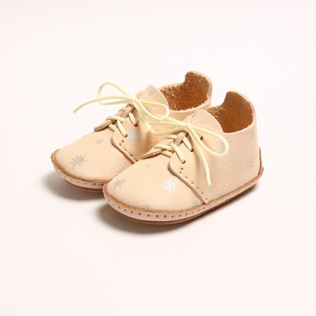 【選べるGIFTラッピング無料サービス】ベビーシューズ 手作りキット umeloihc ウメロイーク 出産お祝い ヌメ革 シル バー☆プリント 13cm 手作りシューズ メモリアル お誕生日プレゼント インスタ映え 記念日 カワイイ お洒落 guraの通販は