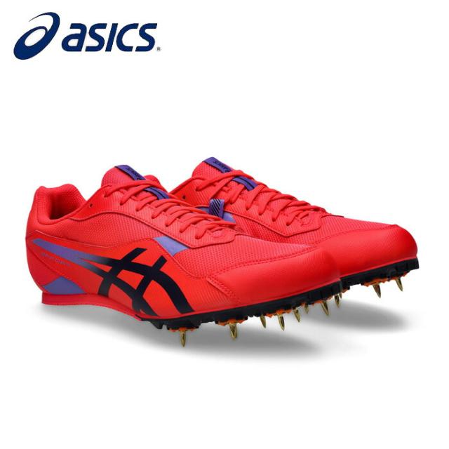 asics/アシックス 陸上 スパイク [1093a264-700 EFFORT14] 100m〜1500m_ハードル_走幅跳_三段跳_棒高跳_運動靴_陸上スパイク【ネコポス不可能】
