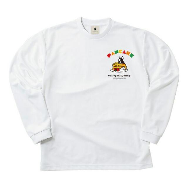 Volleyball_Junky/バレーボールジャンキー トップス [PANCAKE+2 ロングスリーブDryTEE vj25011-1］ Tシャツ_長袖_ロンT_ロングTシャツ 【ネコポス対応】