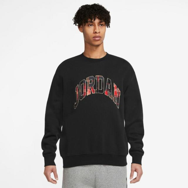 JORDAN/ジョーダン バスケットボール トップス [dv1576-010 ESSHOLフリースL/Sクルー] ジョーダン_JORDAN_フリース_トレーナー_スウェット