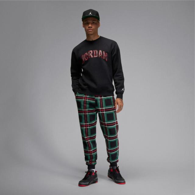 JORDAN/ジョーダン バスケットボール トップス [fv7460-010 ジョーダンESSHLDYフリースL/Sクルー] ジョーダン_JORDAN_フリース_トレーナー_スウェット 【ネコポス不可】 JORDAN/ジョーダン バスケットボール トップス [fv7460-010 ジョーダン