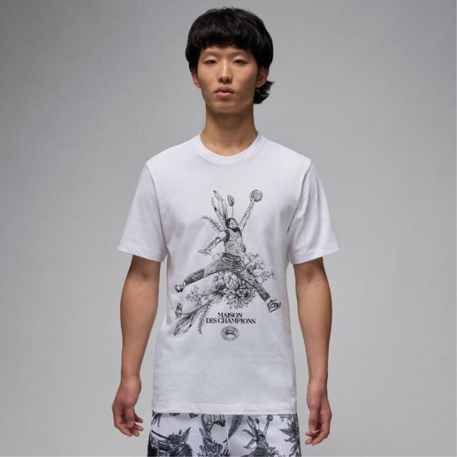 JORDAN/ジョーダン バスケットボール トップス [fz1928-100 SPRT JMDFS/Sクルー] ジョーダン_Tシャツ_半袖/2024FW 【ネコポス対応】