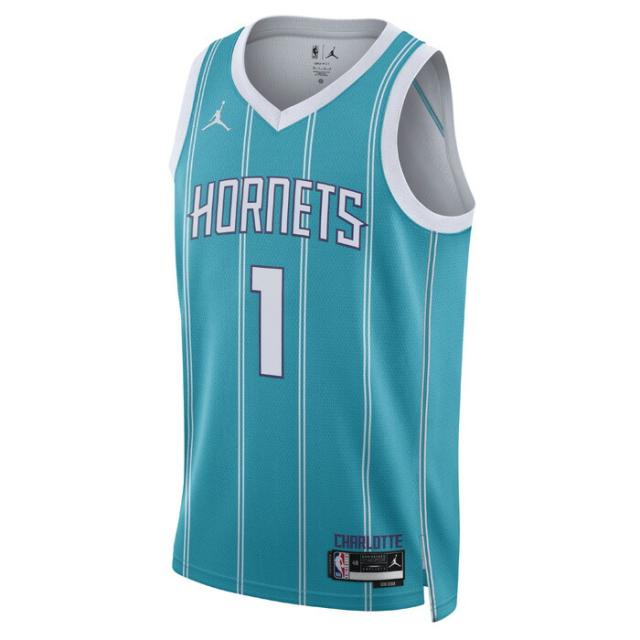 JORDAN/ジョーダン バスケットボール トップス [dn1998-415 CHA DF SWGMN JSY タンクトップ ICN 22] シャーロットホーネッツ_ラメロボール/2025FW【ネコポス不可能】