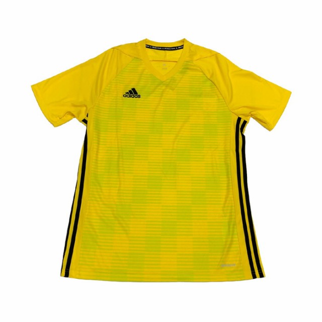 adidas/アディダス サッカー トップス [br6838-yelゲームシャツ] 半袖_ ...