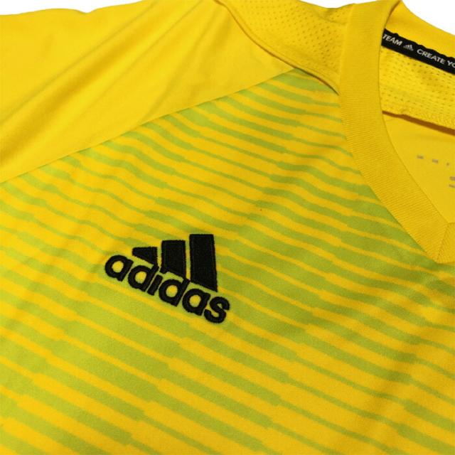 adidas/アディダス サッカー トップス [br6838-yelゲームシャツ