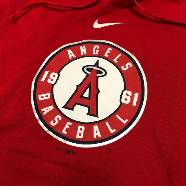 NIKE/ナイキ 野球 トップス [nkdk-62q-ang-0lj AlternateLogoClubPulloverHoodie] LOSANGELESANGELS_ロサンゼルスエンゼルス_MLB_メジャーリーグ 【ネコポス不可】_2