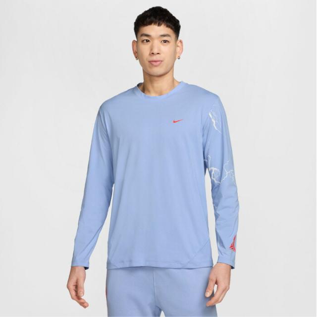 NIKE/ナイキ バスケットボール トップス [hj3892-479 JA DF UV ICON L/S トップ] Tシャツ_長袖シャツ_ロングTシャツ_ロンT_ジャモラント 【ネコポス不可能】