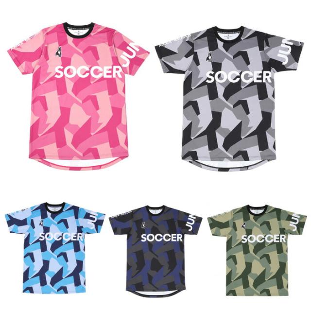 Soccer_Junky/サッカージャンキー サッカー/フットサル トップス [sj23a27 キュピズム犬+4ロングシルエットワークアウトシャツ] トレーニングウェア_半袖_Tシャツ 【ネコポス対応】