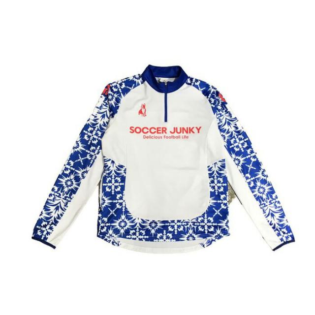 Soccer_Junky/サッカージャンキー サッカー/フットサル トップス [sj25d12-162 フルールドゥリ フリースライニング トレーニングハーフジップ] トレーニングウェア_長袖_ロングTシャツ_ハーフジップ 【ネコポス不可】