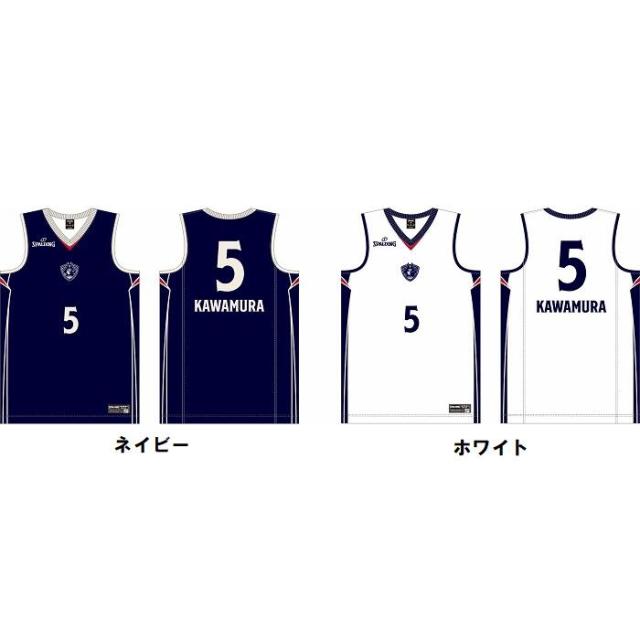 SPALDING/スポルディング トップス [gs-2324bcrp レプリカゲームシャツ横浜B-CORSAIRS(2023-24)]　河村勇輝 選手【ネコポス可】バスケットボール