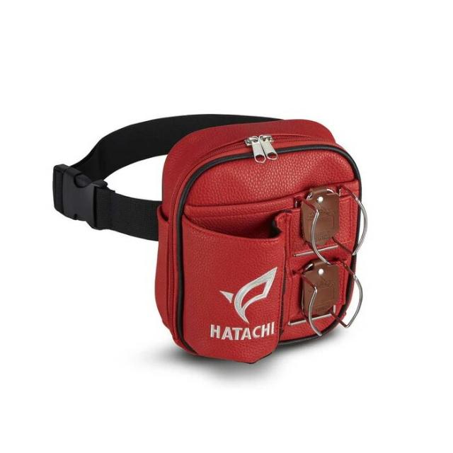 HATACHI/ハタチ グラウンドゴルフ アクセサリー [ph7935-62 ファスナーが全開するマルチポーチ] ウエストバッグ_ウエストポーチ_グラウンドゴルフ_GG【ネコポス不可】