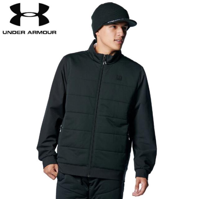 under_armour/アンダーアーマー ゴルフ トップス [1388320-001 UAドライブプロハイブリッドフルジップジャケット] ジャケット_長袖_フルジップ 【ネコポス不可】