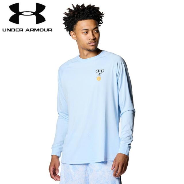 under_armour/アンダーアーマー バスケットボール トップス [1388344-464 UAテックグラフィックロングスリーブTシャツ] プラクティスシャツ_プラシャツ_長袖Ｔシャツ_ロンＴ/2024FW 【ネコポス対応】の通販は