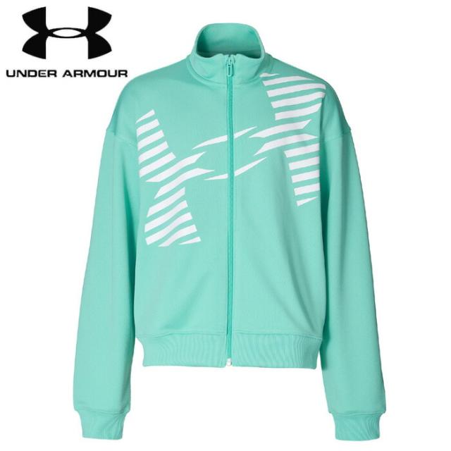 under_armour/アンダーアーマー トレーニング トップス [1384691-482 UAトラックジャケット] ガールズ_フルジップ_ジャケット_アウター_上着/2024SS【ネコポス不可】 5,412円