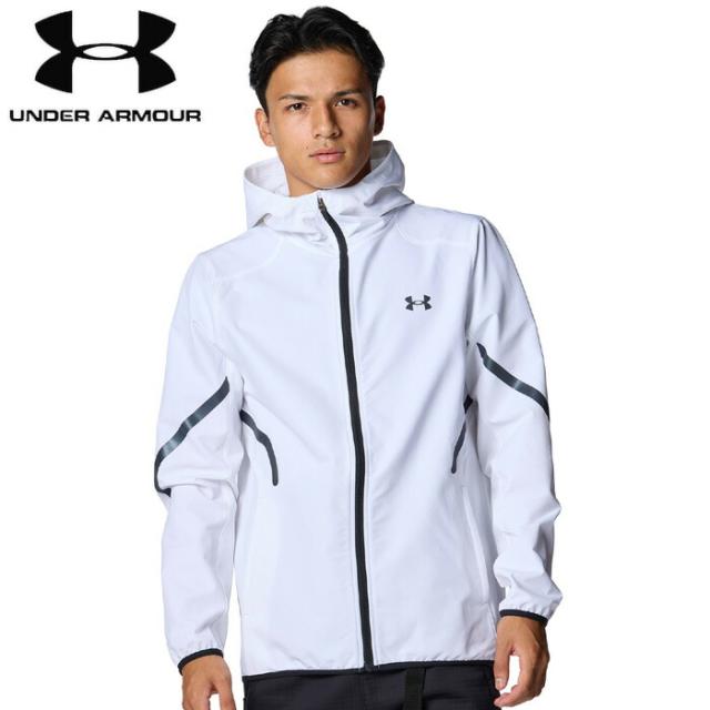 under_armour/アンダーアーマー トレーニング アウター [6007741-100 UAブラッシュドウーブン リフレクト ジャケット] ジャケット_アウター_防寒/2025FW【ネコポス不可】