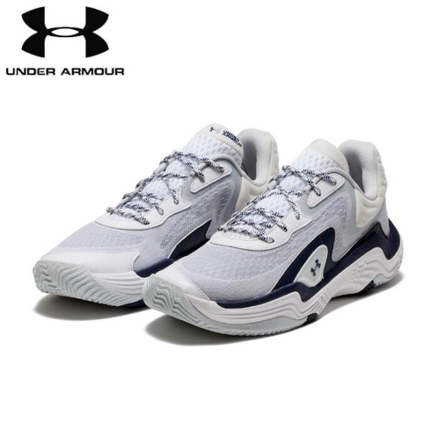under_armour/アンダーアーマー バスケットボール バスケットシューズ [6003143-101 UAスポーン7] バッシュ_部活/2025SS【ネコポス不可】