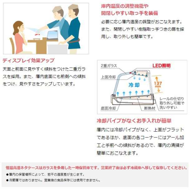 ホシザキ 恒温高湿ネタケース FNC-210BL-R 右ユニット LED照明付 冷蔵ショーケース 業務用冷蔵庫 別料金 設置 入替 回収 処分 廃棄  クリの通販はau PAY マーケット 厨房機器販売クリーブランド au PAY マーケット－通販サイト