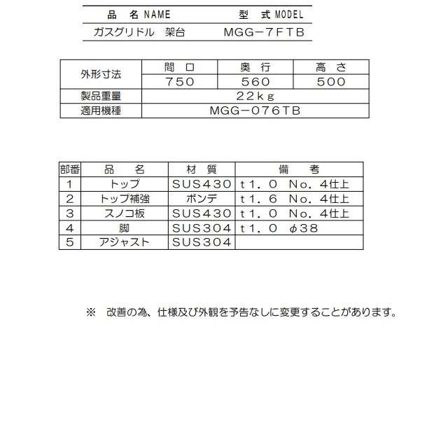 いいスタイル MGG-076TB マルゼン グリドル クリーブランド