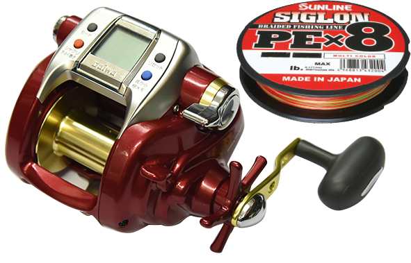 ダイワ Daiwa ハイパータナコン 600r Peライン8号300ｍセット サンライン シグロン Pe X8 電動リールに糸を巻いてお届けしますの通販はau Pay マーケット おさかな侍