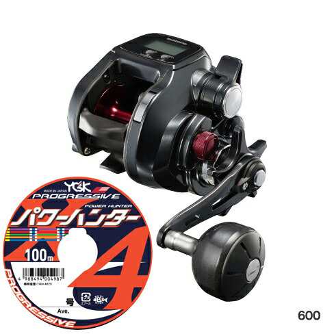 シマノ（shimano） 19 プレイズ (PLAYS) 600 PEライン3号200mセット(よつあみ パワーハンター プログレッシブ) 電動リールに糸を巻いて