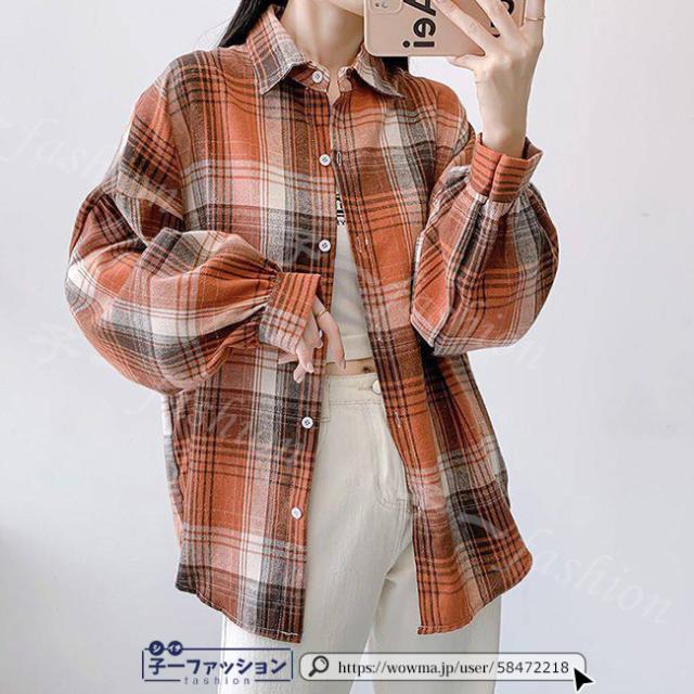 シャツ レディース 長袖 ロングシャツ ブラウス チェック柄 女性用 長袖シャツ ライトアウター ゆったり トップス 春秋物 夏物 着まわし チェックシャツ 長袖 夏新作 新作 送料無料 レディース オーバー