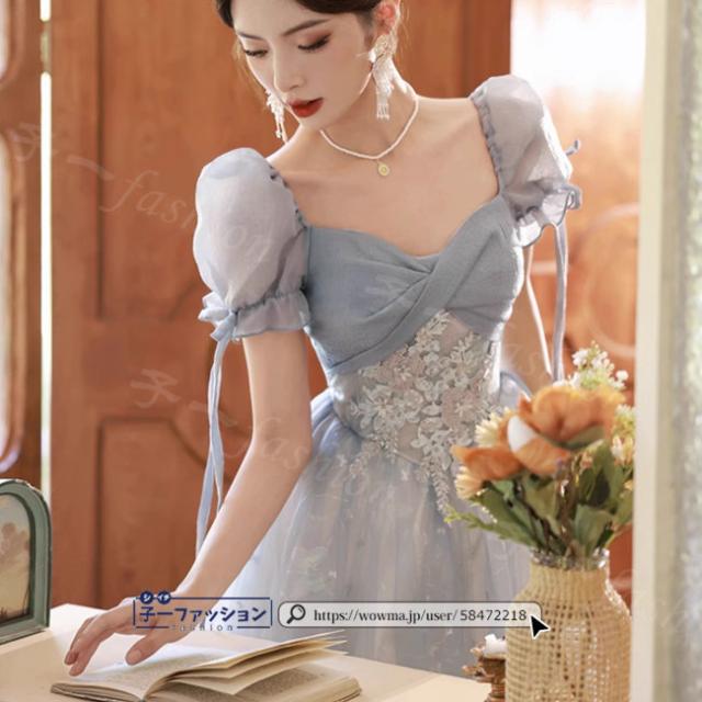 ドレス 春新作 新作 お呼ばれドレス 結婚式 パーティードレス オケージョン ロングワンピース ウエディングドレス プリンセスドレス ロングドレス 大きいサイズ ワンピース 披露宴 演奏会 上品 花柄 レディース 花嫁 着痩せ 脚長効果 発表会 二次会 40代 30代 20代 春服 秋冬_5