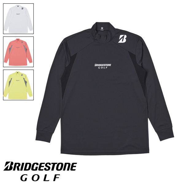 ブリヂストンゴルフ メンズ 25年秋冬 B-01 長袖モックネックシャツ FGM01F
