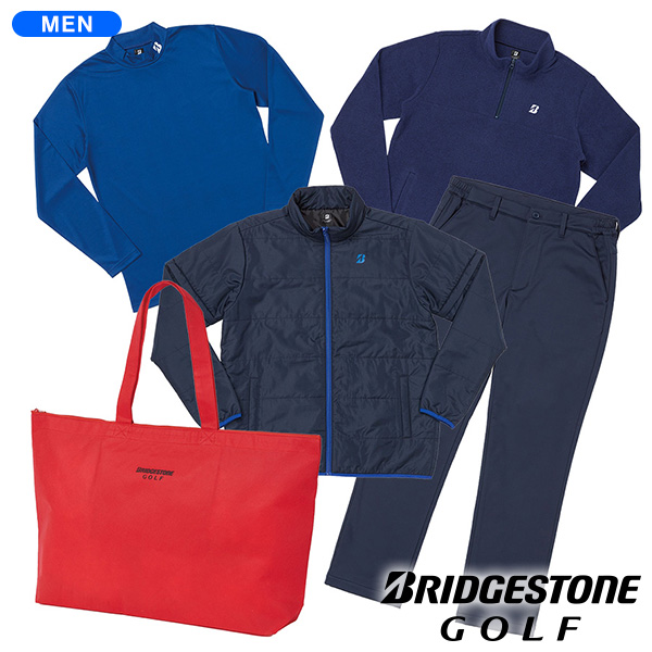 ブリヂストンゴルフ メンズ 2025-26年 お楽しみ袋 ネイビー FUKU6A