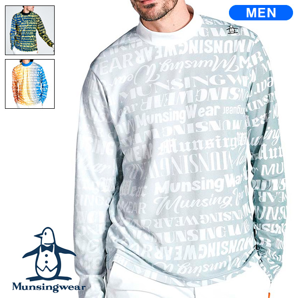 マンシングウェア メンズ ENVOY/エンボイ MOTION 3D サンスクリーン 高通気ロングスリーブシャツ 2024年春夏モデル MEMXJB03