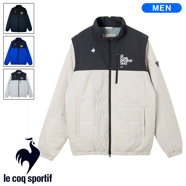 ルコックゴルフ メンズ ヒートナビ 中わた 2WAYブルゾン 2025年秋冬モデル LG5FWB50M