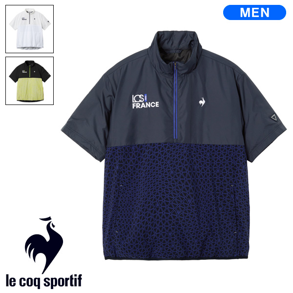 ルコックゴルフ メンズ 中わた 半袖ブルゾン 2025年秋冬モデル LG5FWBC0M